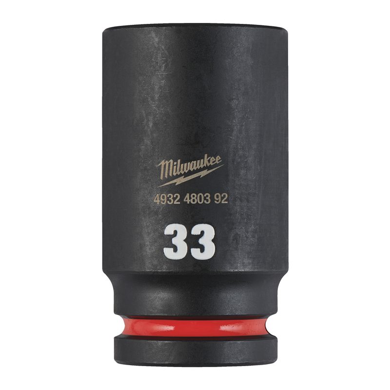 Milwaukee Průmyslové hlavice Shockwave 3/4" HEX 33mm dlouhé