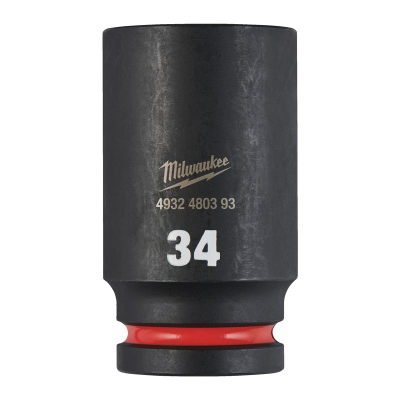 Milwaukee Průmyslové hlavice Shockwave 3/4" HEX 34mm dlouhé