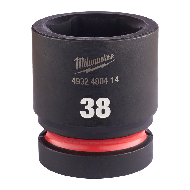 Milwaukee Průmyslové hlavice Shockwave 1" HEX 38mm krátké