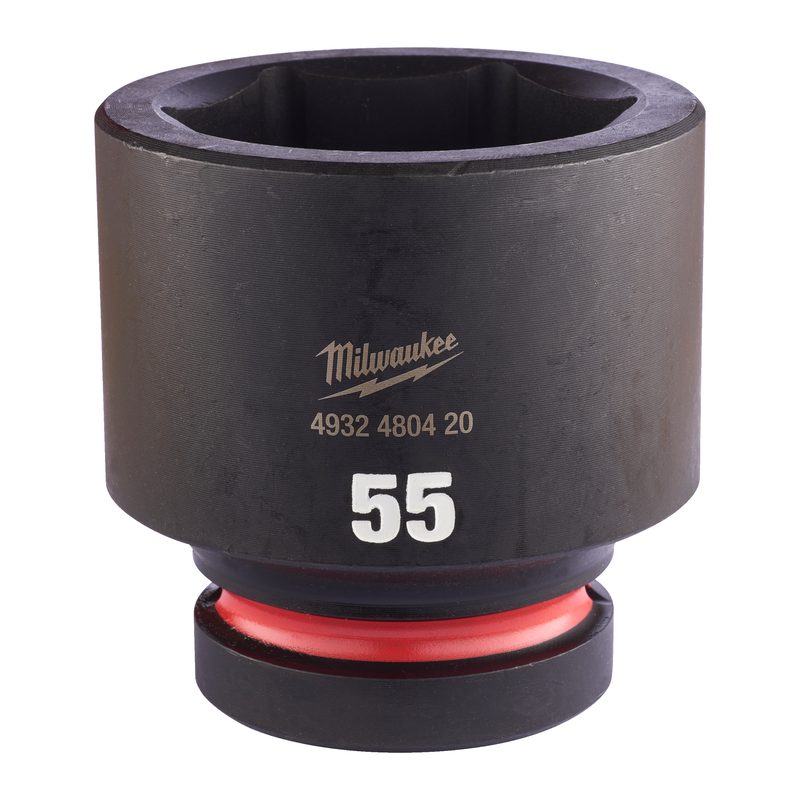 Milwaukee Průmyslové hlavice Shockwave 1" HEX 55mm krátké