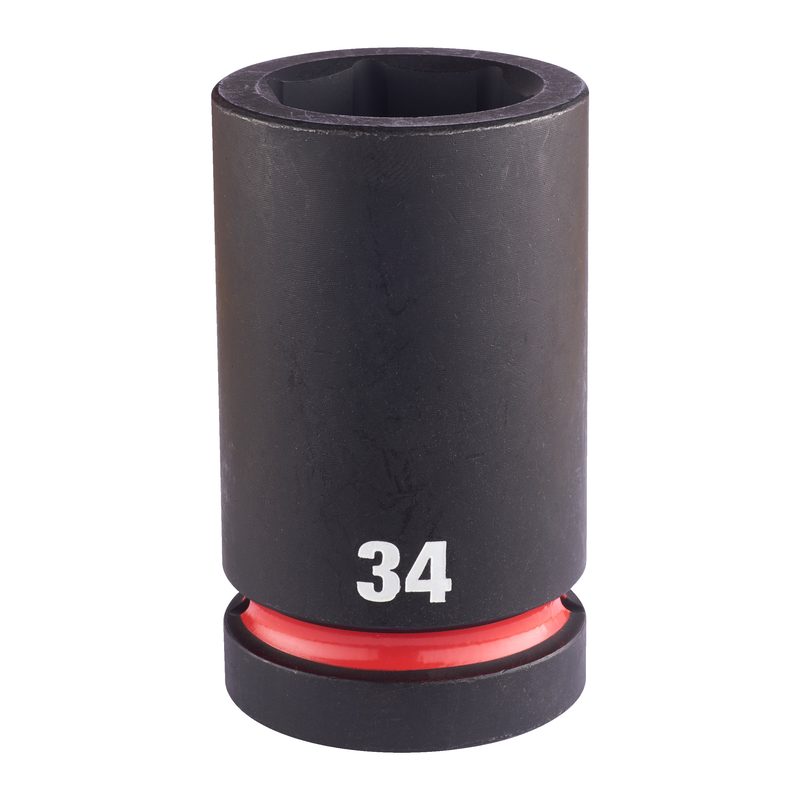 Milwaukee Průmyslové hlavice Shockwave 1" HEX 34mm dlouhé