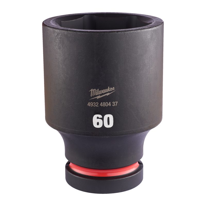 Milwaukee Průmyslové hlavice Shockwave 1" HEX 60mm dlouhé
