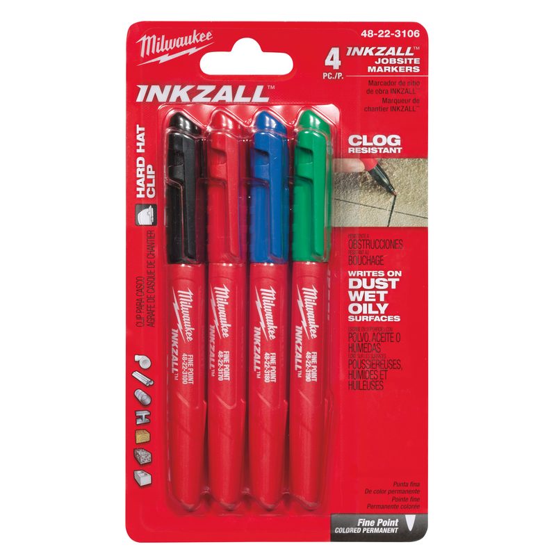 Milwaukee Značkovač - jemný hrot 1mm - 4ks