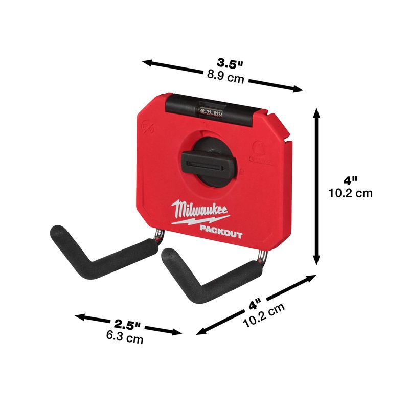 Milwaukee PACKOUT malý rovný univerzální háček - 1ks