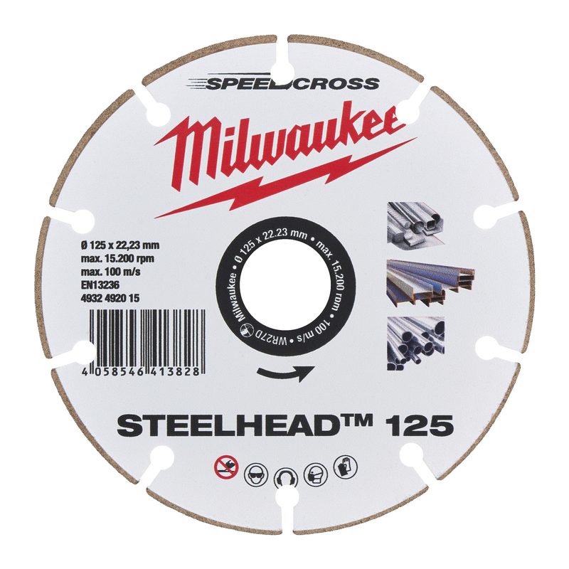 Milwaukee Diamantový kotouč STEELHEAD 125mm - 1ks