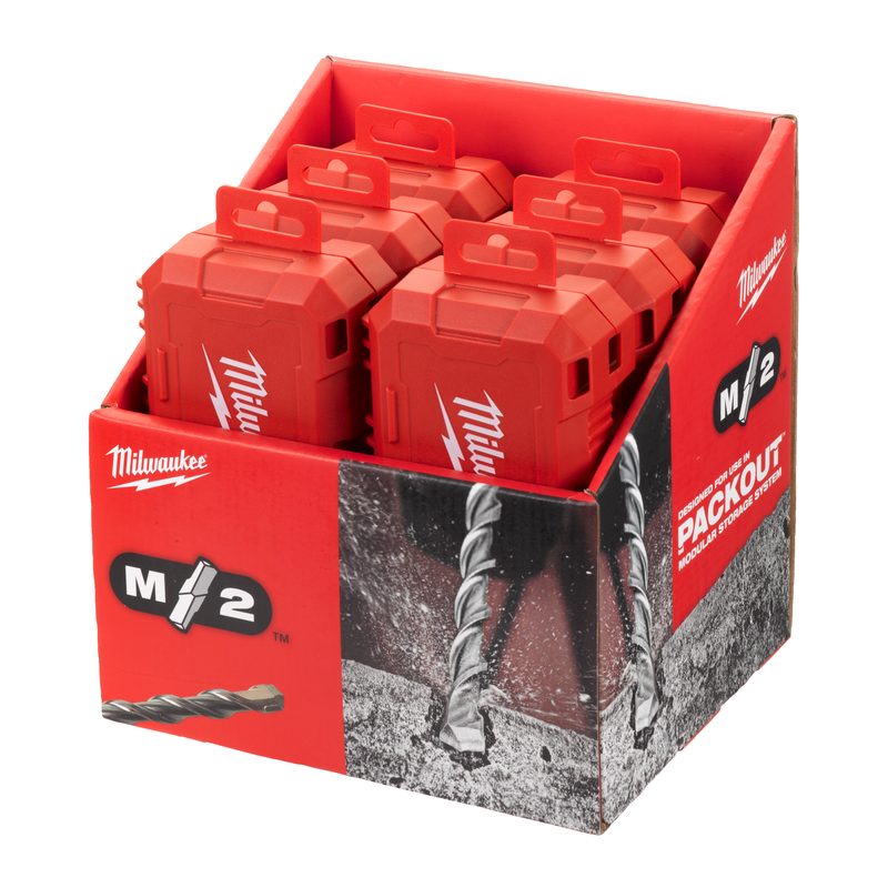 Milwaukee Sada vrtákov SDS+ M2 - 7ks