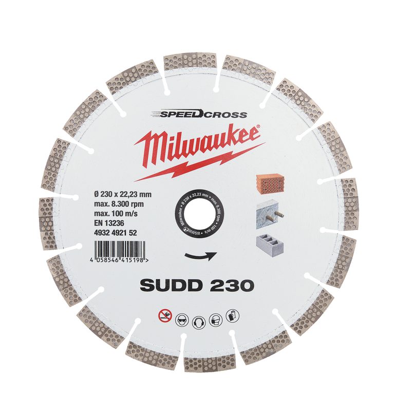 Milwaukee Diamantový kotouč segmentový SUDD 230mm