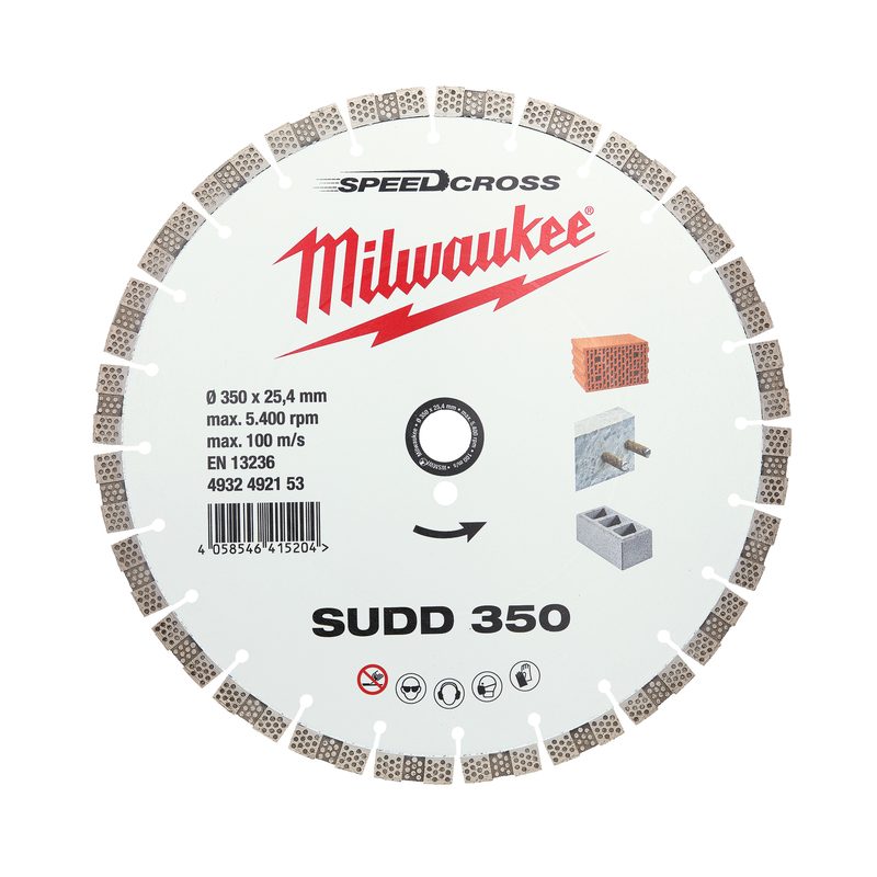 Milwaukee Diamantový kotouč segmentový SUDD 350mm