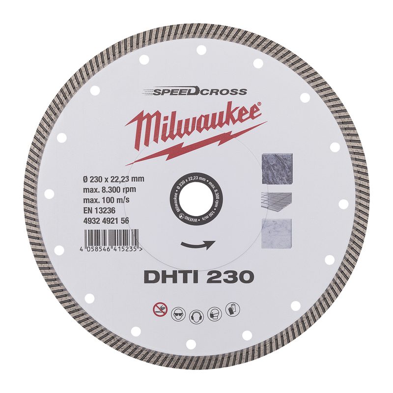Milwaukee Diamantový kotouč celoobvodový DHTI 230mm
