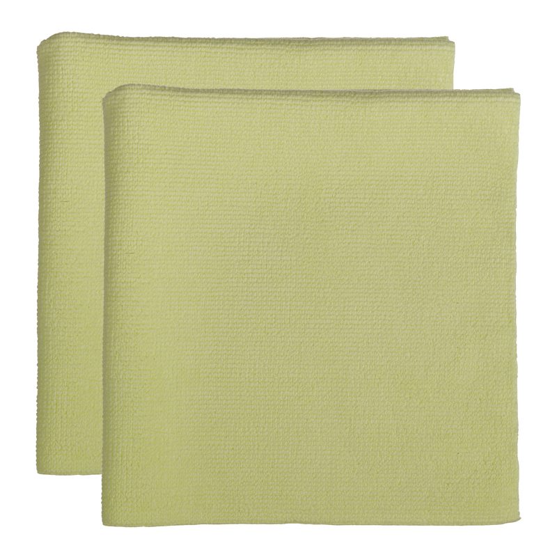 Milwaukee Leštící textil, žlutý/jemný 40x40mm-2ks