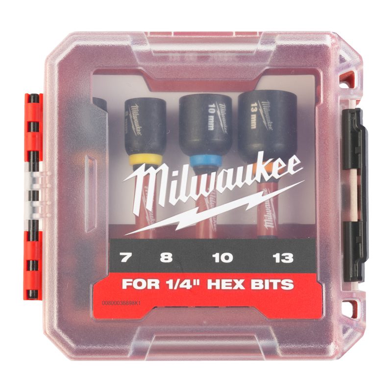 Milwaukee Sada magnetických nástrčných klíčů SHOCKWAVE IMPACT DUTY 7,8,10,13mm