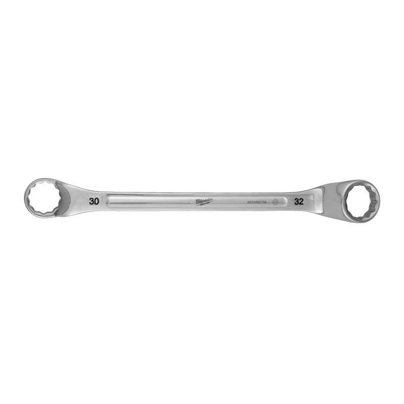 Milwaukee Vyhnutý oboustr. očkový klíč 75° 30x32mm