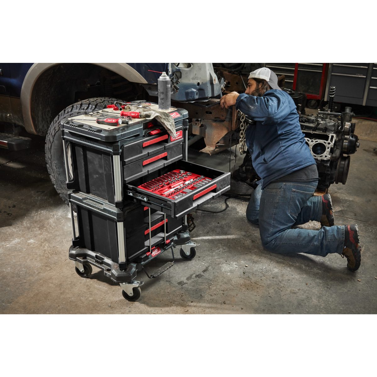 Milwaukee Startovací sada PACKOUT transportation