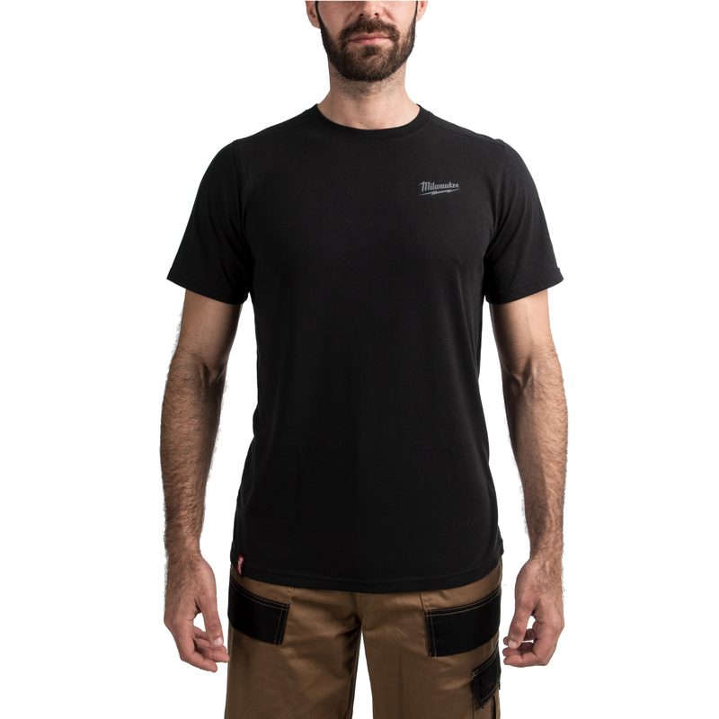 Milwaukee Hybrid triko s krátkým rukávem - L - černé