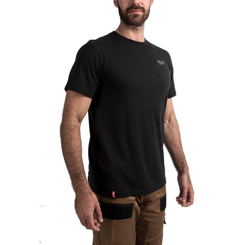 Milwaukee Hybrid triko s krátkým rukávem - XXL - černé