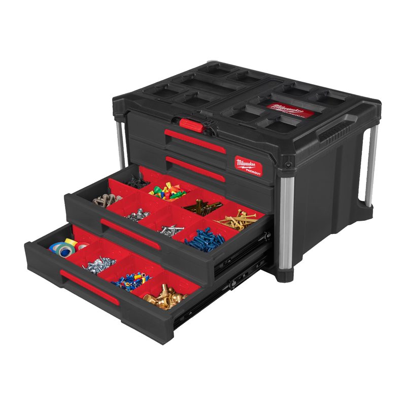 Milwaukee Packout Box se 4 zásuvkami