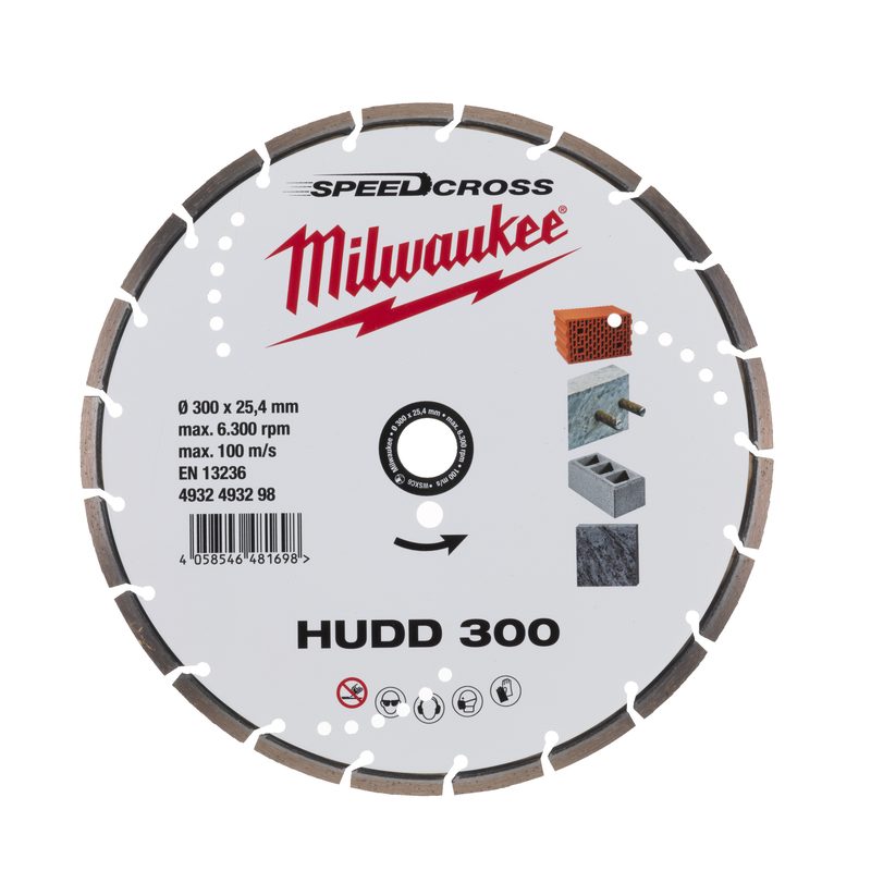 Milwaukee Diamantový kotouč Speedcross HUDD 300mm