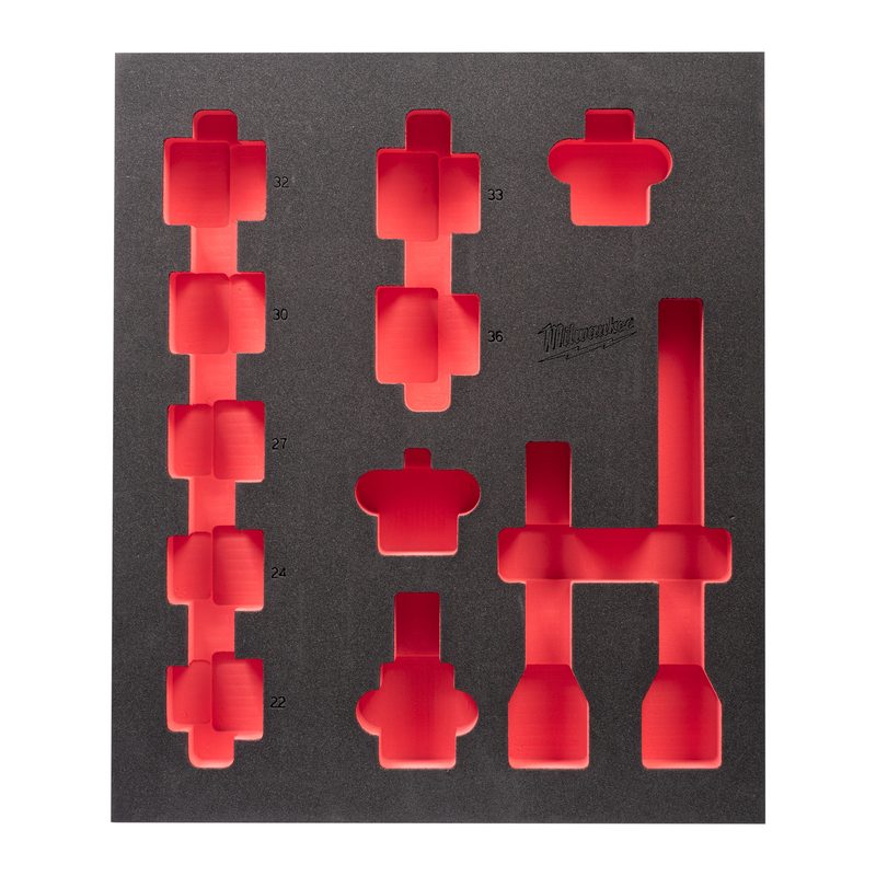 Milwaukee Prázdná pěnová vložka 417x536mm pro 3/4" nástrčné kliče