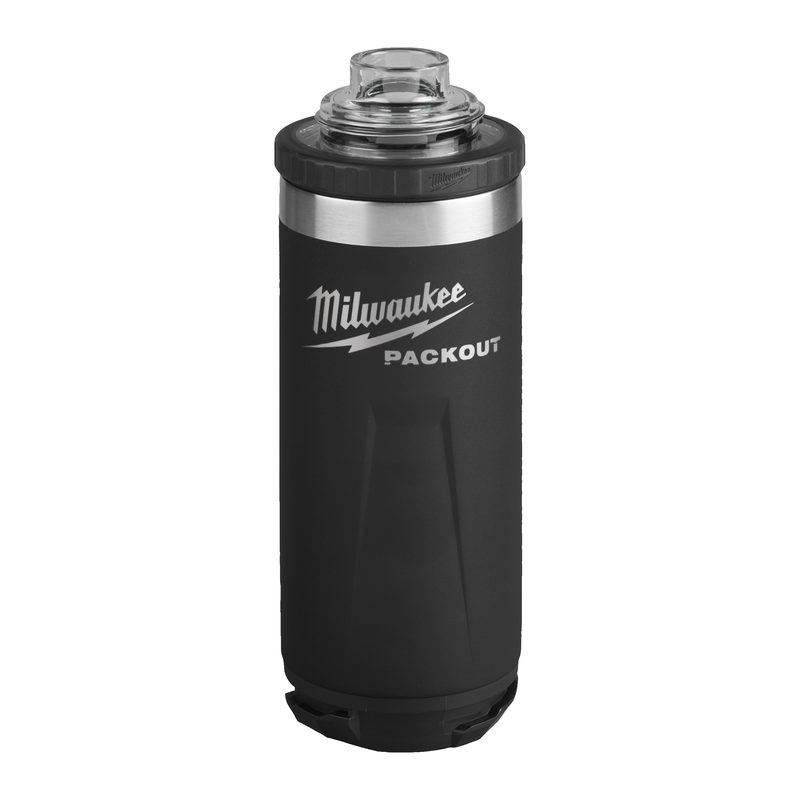 Milwaukee PACKOUT láhev 710 ml s víčkem - černá