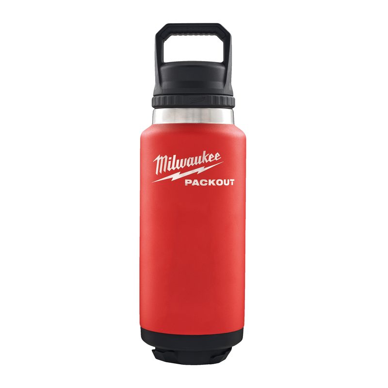 Milwaukee PACKOUT láhev 1065 ml s víčkem - červená