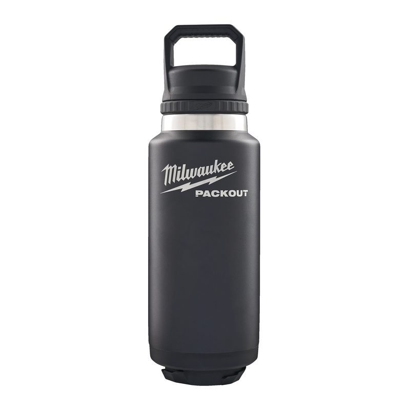 Milwaukee PACKOUT láhev 1065 ml s víčkem - černá