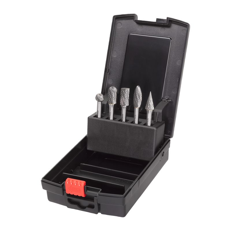 Milwaukee Sada fréz na kov s TCT 6x12,7mm - 5 ks