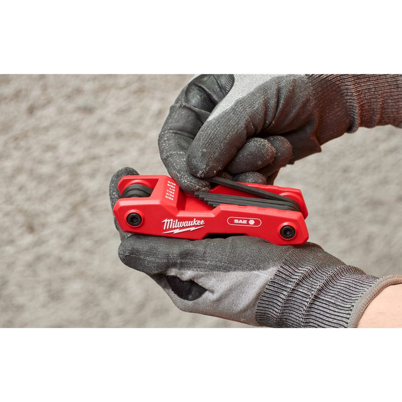 Milwaukee 9ks sada coulových klíčů imbus, skládací