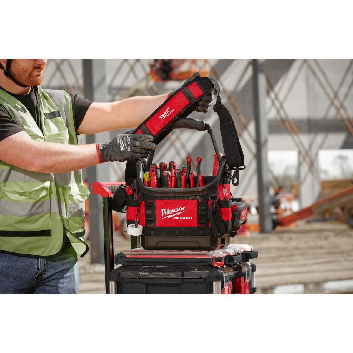 Milwaukee Taška přes rameno 25cm otevřená PACKOUT