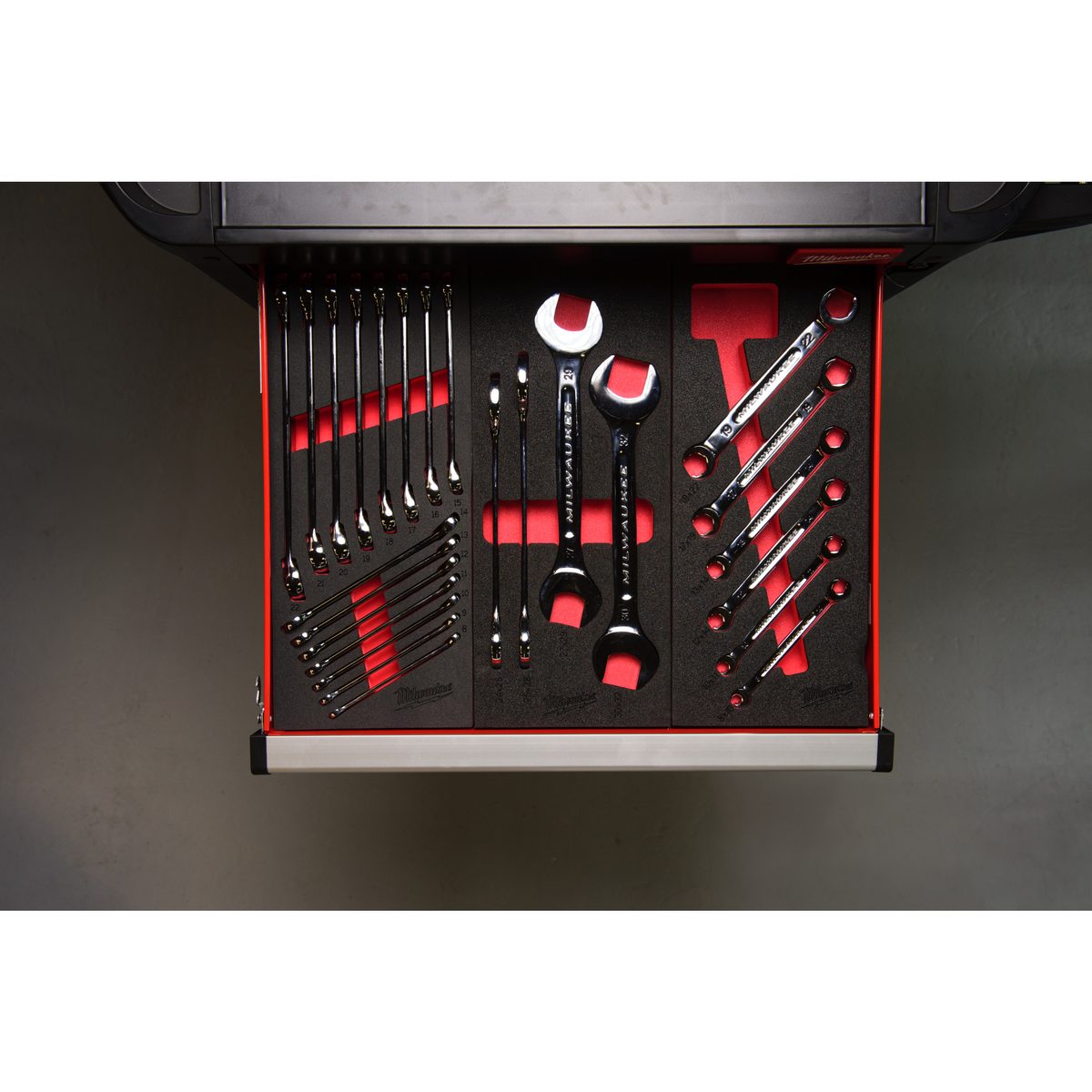 Milwaukee 4ks sada oboustr. vidlicových klíčů v pěnové vložce