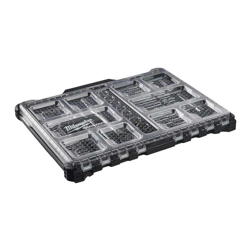 Milwaukee PACKOUT 63ks sada ráčny a nástrčných klíčů 1/4" a 1/2"