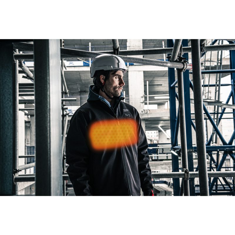 Milwaukee M12 HJBL6-0 (L) Vyhřívaná Bunda Černá