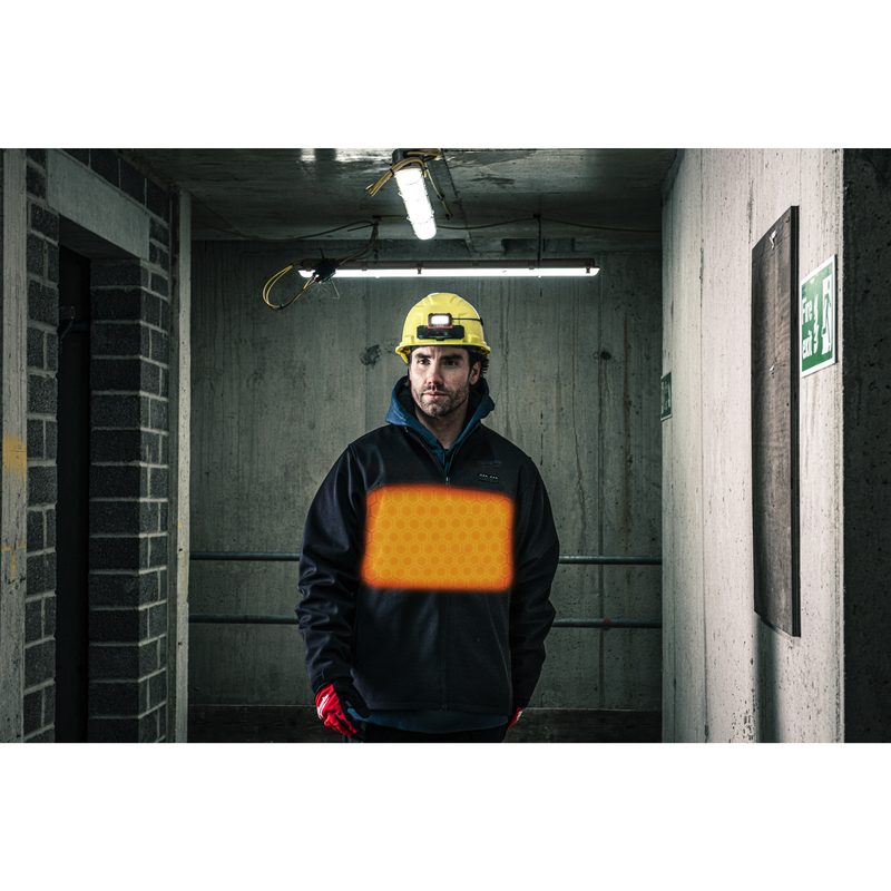 Milwaukee M12 HJBL6-0 (L) Vyhřívaná Bunda Černá