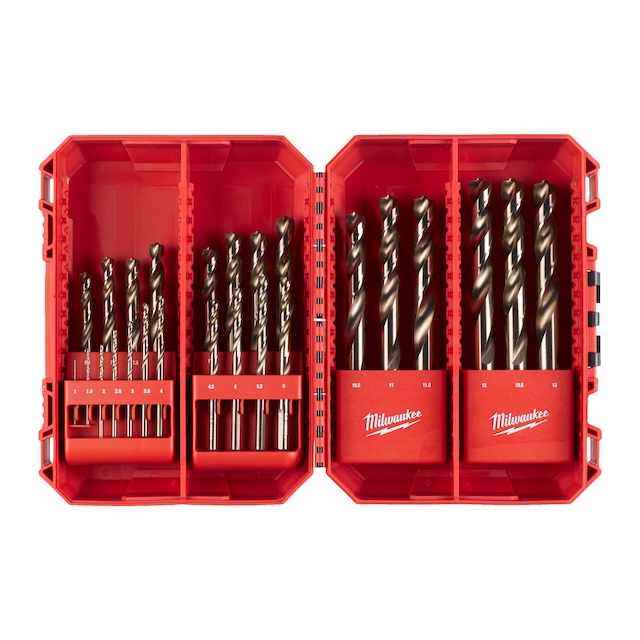 Milwaukee 25ks sada vrtáků do kovu HSS-Co