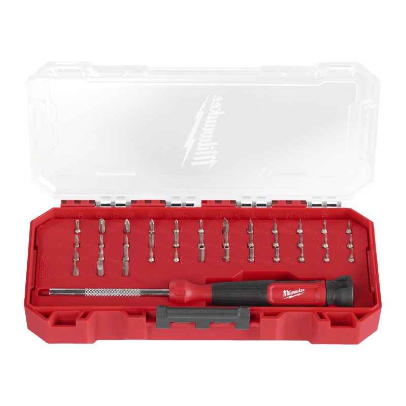 Milwaukee 39ks sada přesného šroubováku Multi-Bit s bity v pouzdře