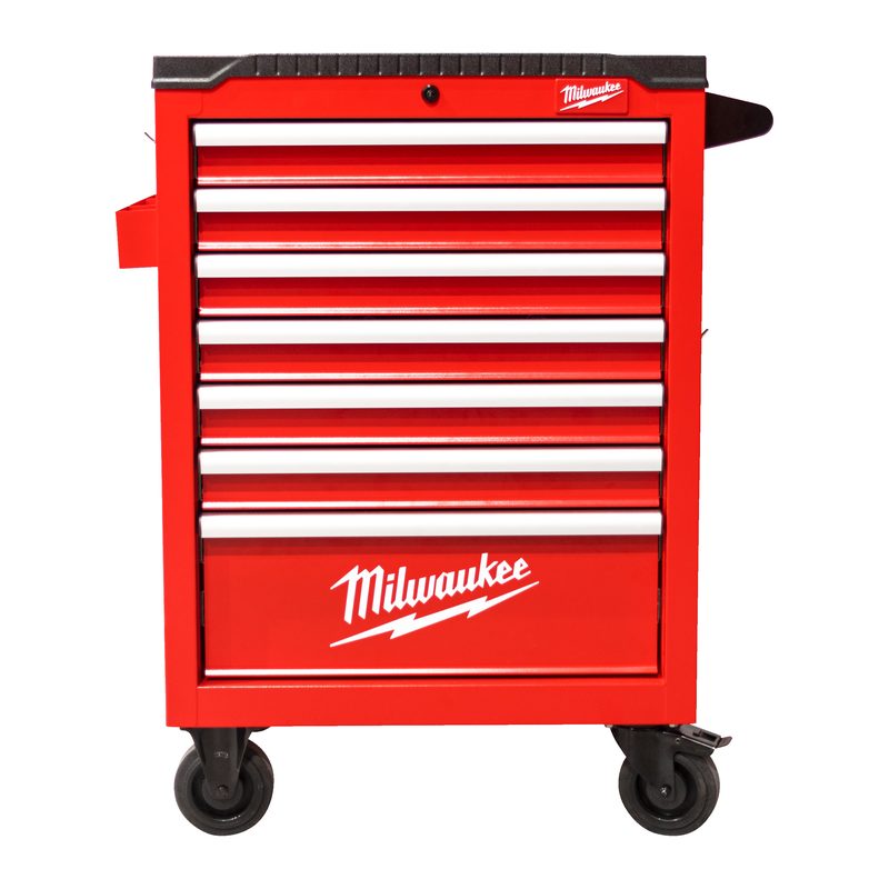 Milwaukee TOOLGUARD 27" / 69CM OCELOVÁ SKŘÍŇKA NA KOLEČKÁCH SE 7 ZÁSUVKAMI