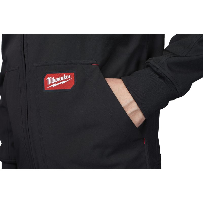 Milwaukee SJ BL XL - Freeflex softshellová bunda s kapucí černá XL