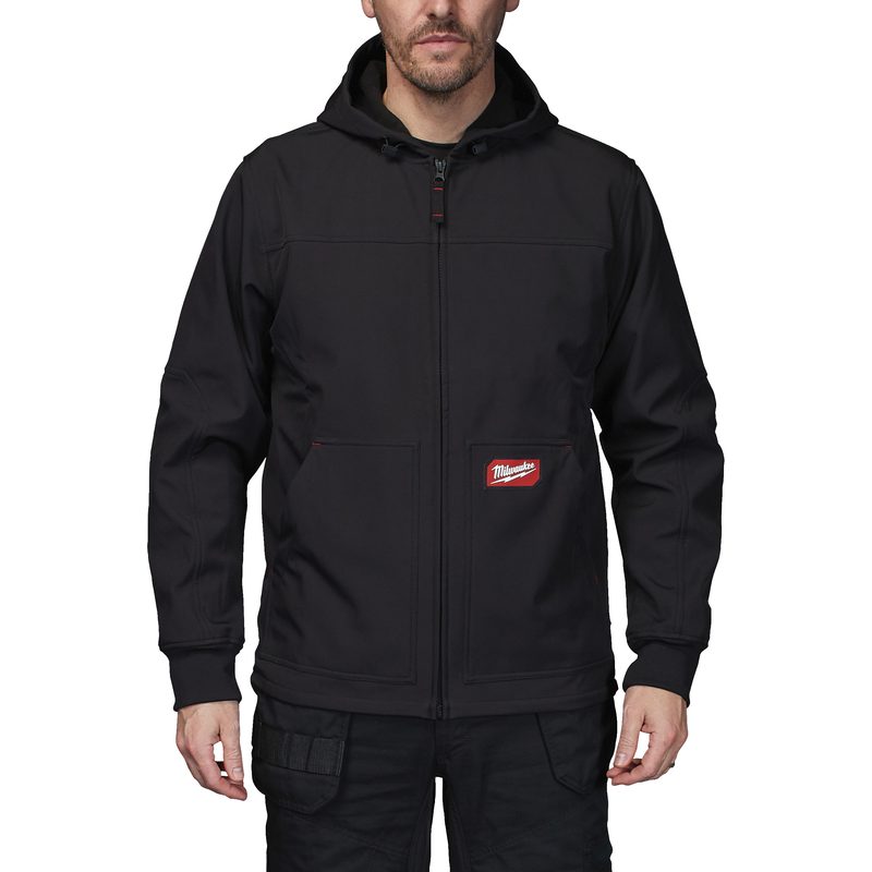 Milwaukee SJ BL XL - Freeflex softshellová bunda s kapucí černá XL