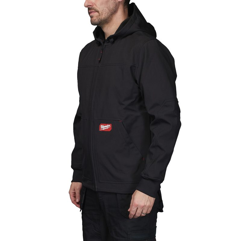 Milwaukee SJ BL XL - Freeflex softshellová bunda s kapucí černá XL