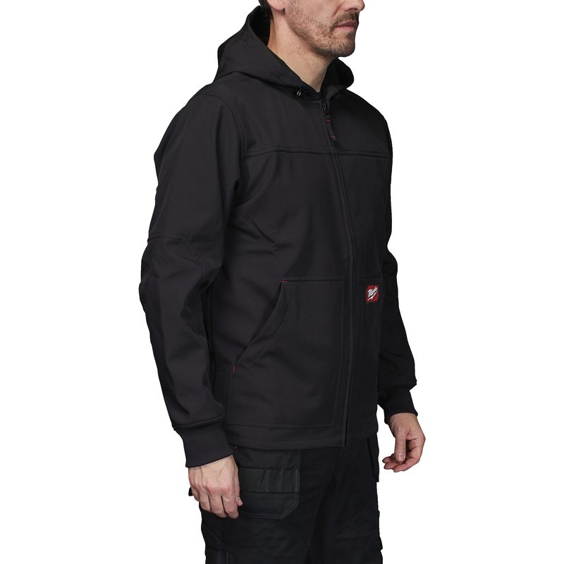 Milwaukee SJ BL XL - Freeflex softshellová bunda s kapucí černá XL