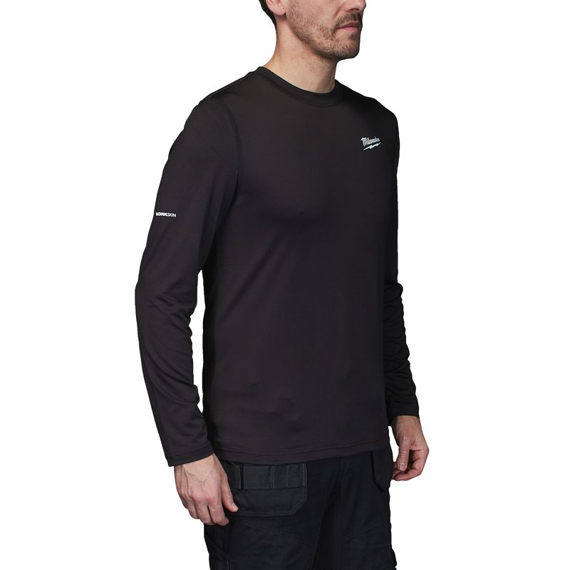 Milwaukee CWB LS BL  XXL - WORKSKIN pracovní thermotriko s dlouhým rukávem černé XXL