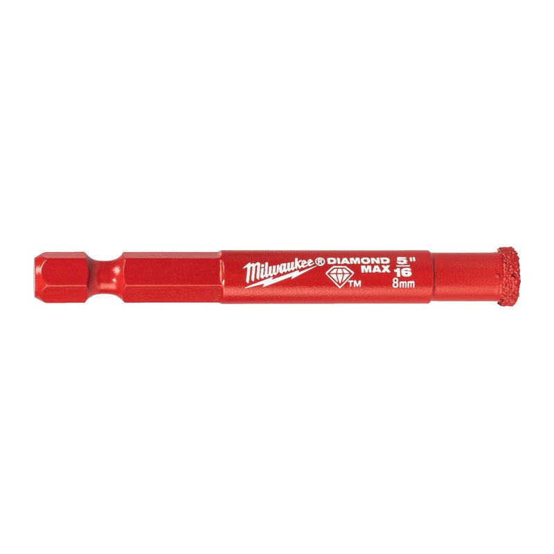 Milwaukee Diamond PLUS vrtáky pro suché/ mokré vrtání 8 MM