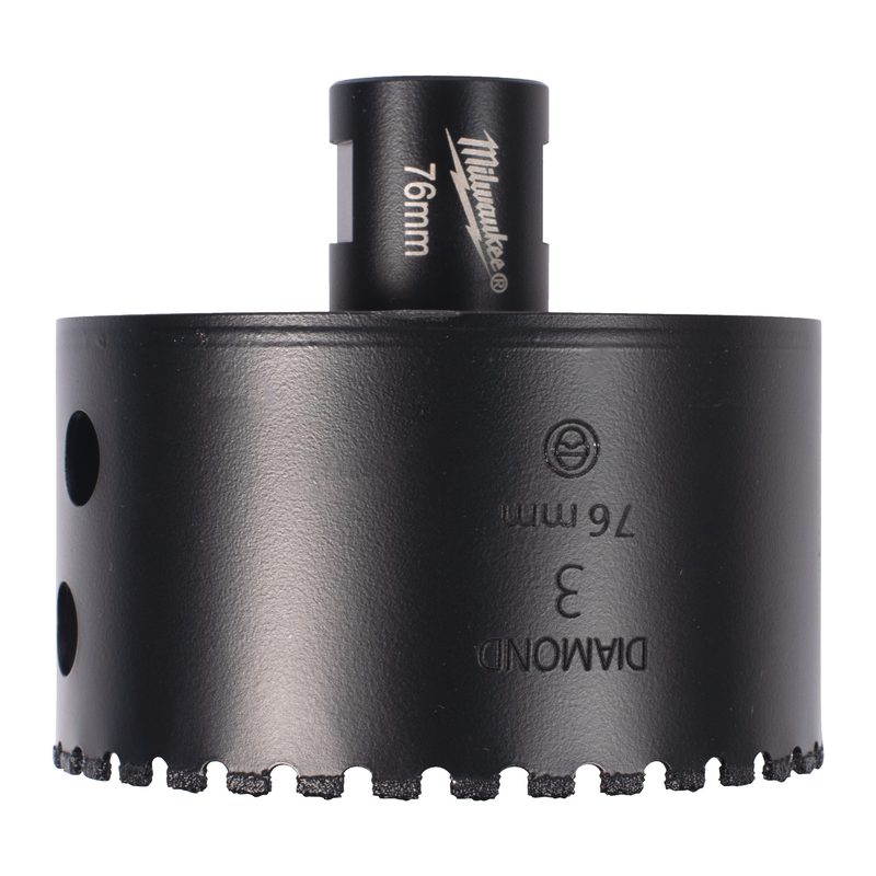 Milwaukee Vrták do obkladů a dlažby Diamond Max Ø 76 mm s upínáním M14, 1 ks