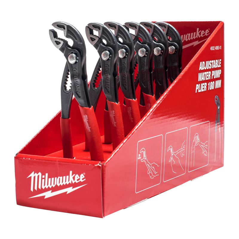 Milwaukee Stavitelné kleště "Sika" 180mm, displej, min. obj. 6ks