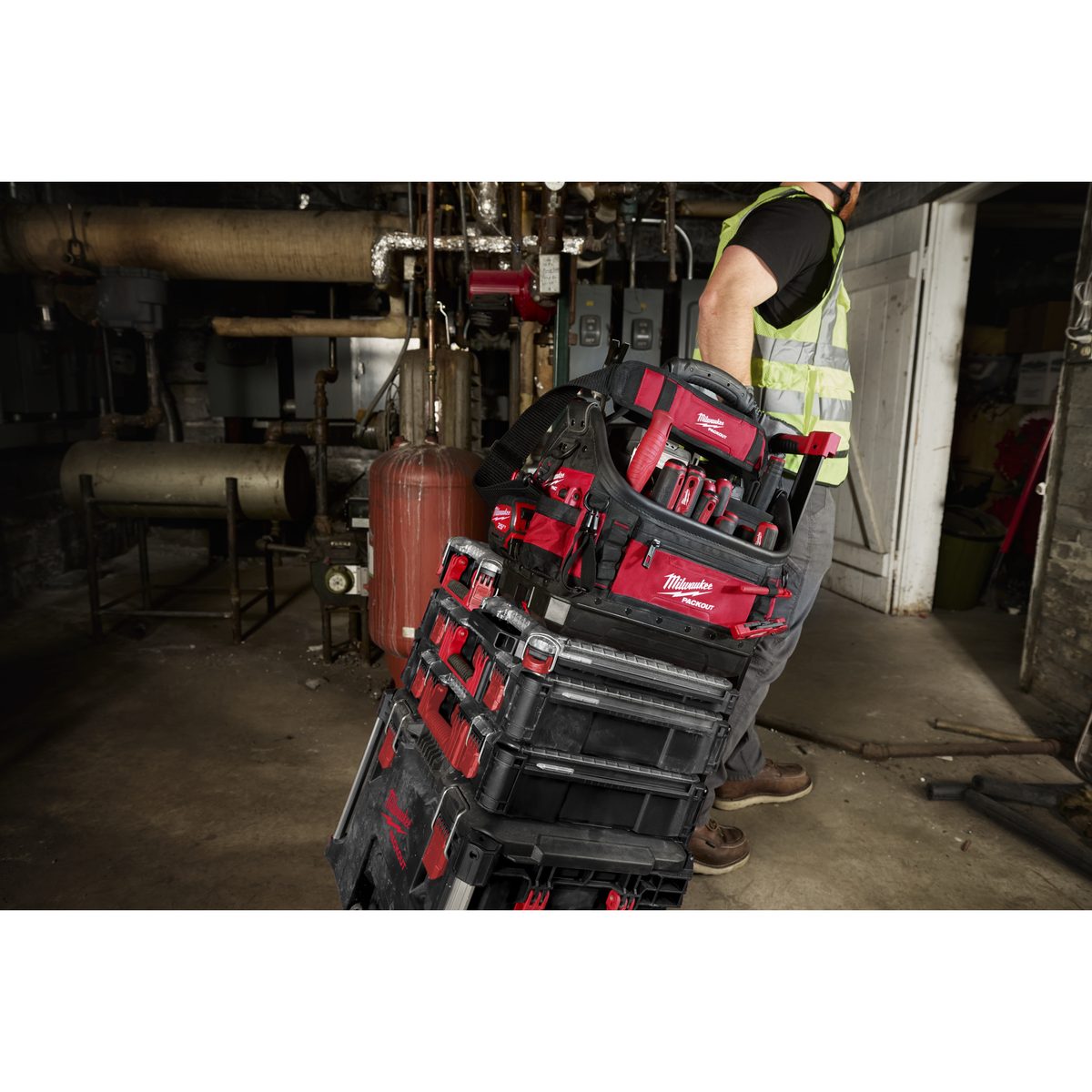 Milwaukee Taška přes rameno 38cm otevřená PACKOUT
