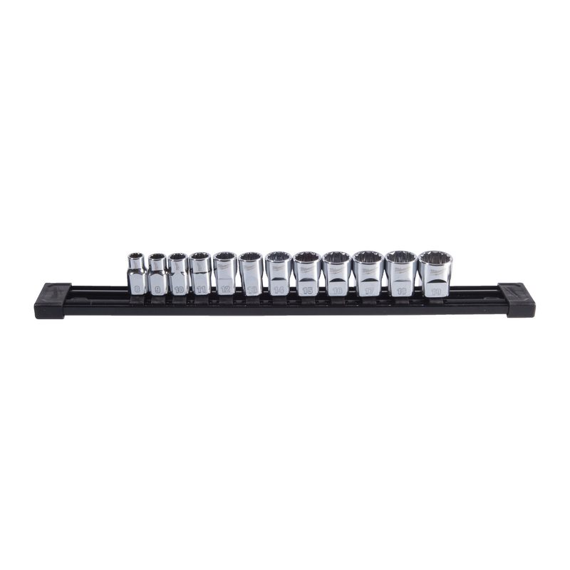 Milwaukee 12pc 3/8" Drive 12-Point Socket Set - Metric
