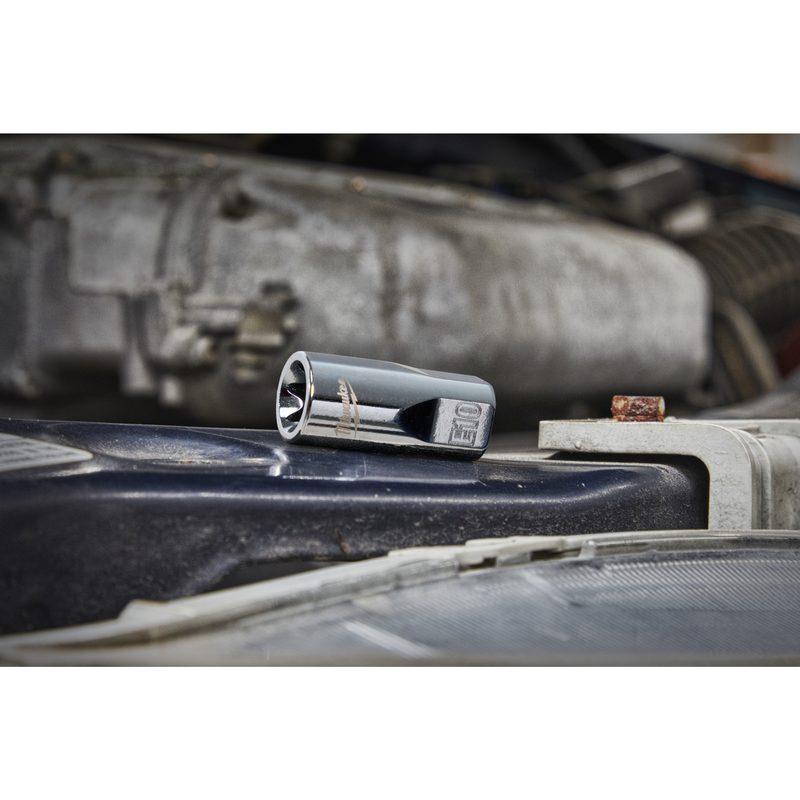 Milwaukee 12ks 1/4”, 3/8”, 1/2” SADA METRICKÝCH NÁSTRČNÝCH KLÍČŮ E-TX