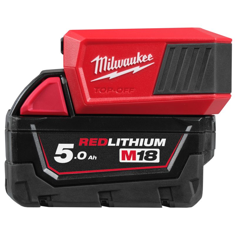 Milwaukee Mini USB-C nabíječka akumulátorů 18V TOP-OFF