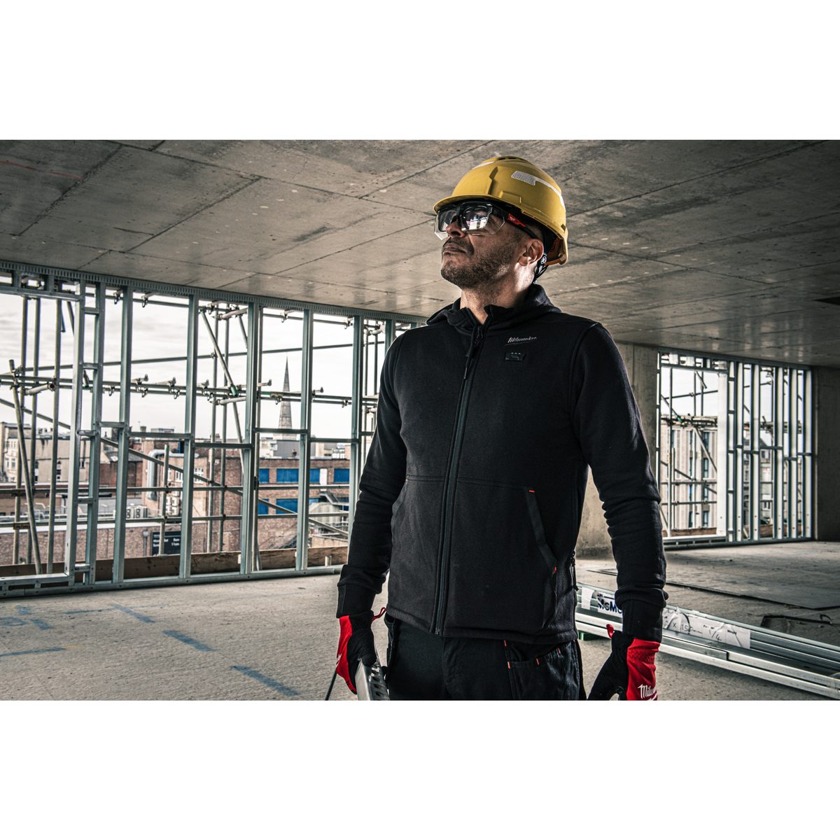 Milwaukee M12 HHBL5-0 (M) Vyhřívaná mikina černá