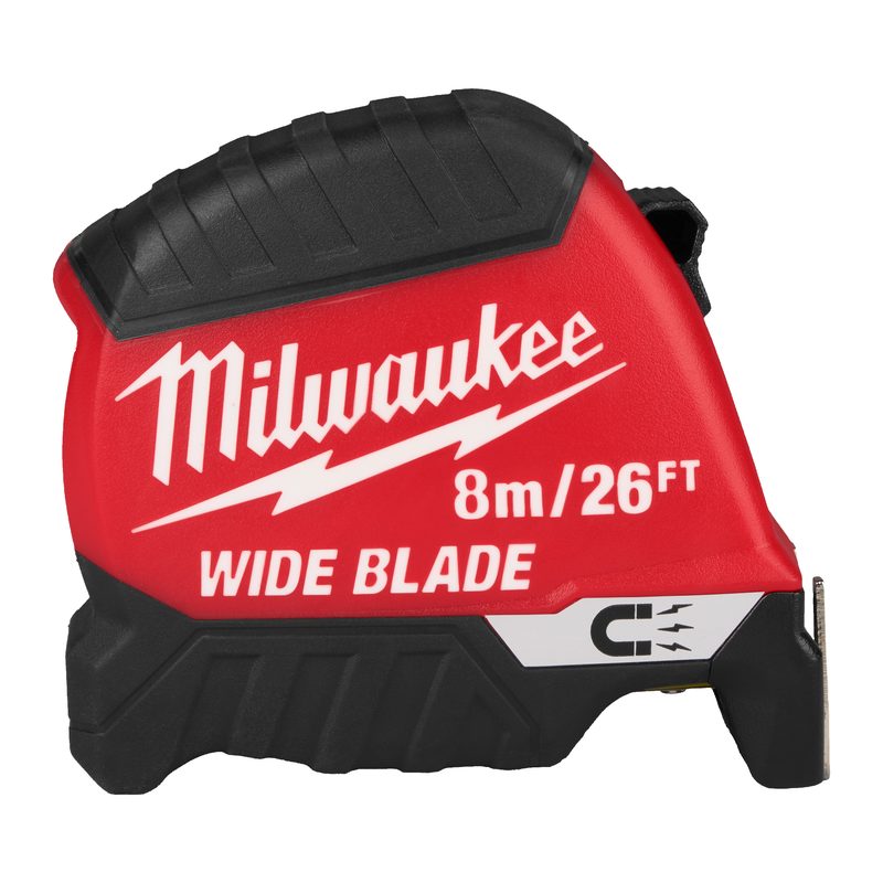 Milwaukee Měřící pásmo WIDE BLADE Magnetic (Gen 2) 8m/26ft-35