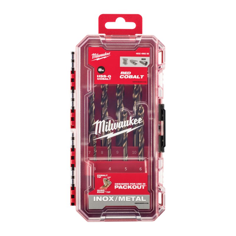 Milwaukee 8ks sada vrtáků HSS-Co